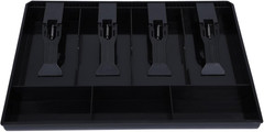 Cash Register Drawer Insert Tray, Cash Money Tray 4 Bill 3 Coin Currency Compart