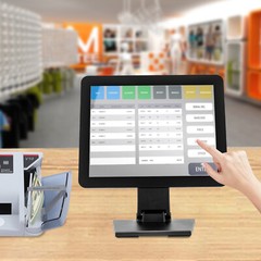 15 » Touchscreen POS Cash Register Till System LCD Display for All Retail Shops