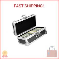 Lockable Cash Box with Keys – Aluminium Alloy, Single-Row Tray
