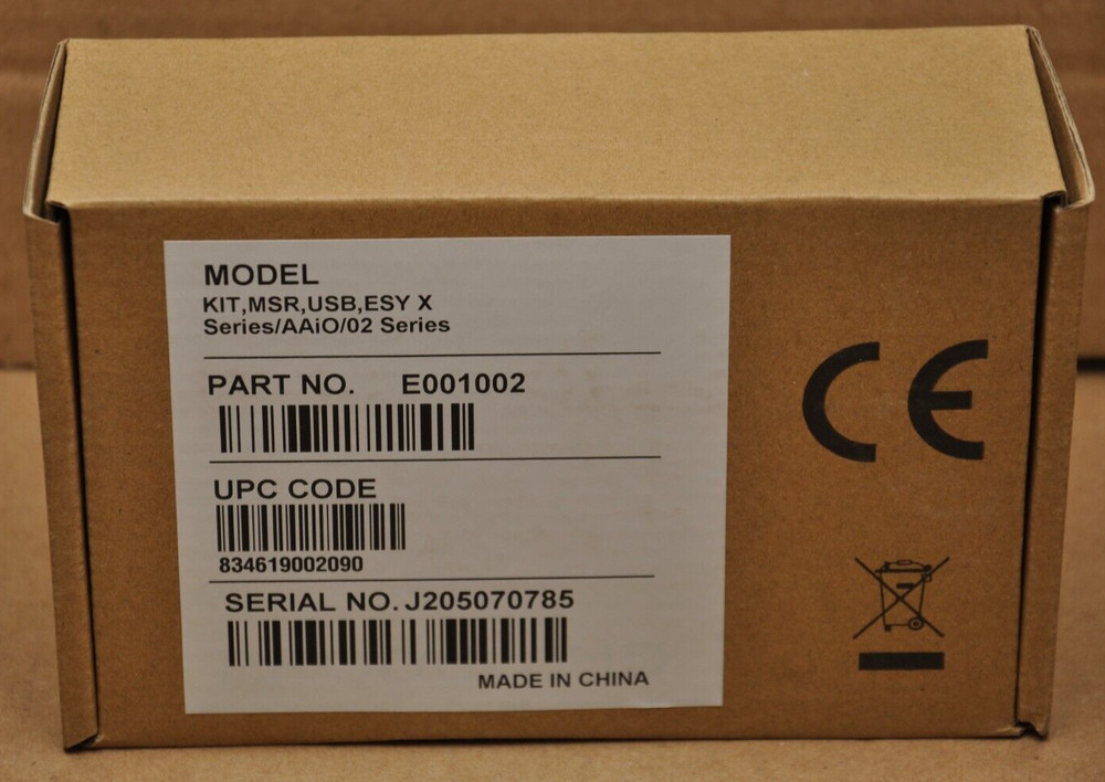 Elo Magnetic Stripe Reader – Black (E001002) Open Box New