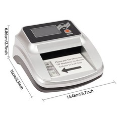 Money Counter Machine – USD Bill Detector, Counterfeit Checker W/ LCD Display
