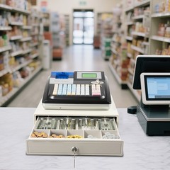 Pos System Cash Register Machine Express Complete Retail Point Sale System 35W