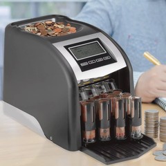 High-Speed Electric Coin Counter with Anti-Jam Technology – For Home & Business