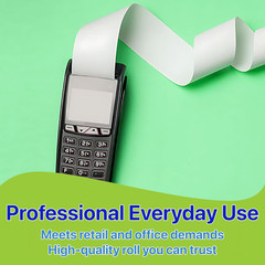 Thermal Paper Rolls [2 1/4&Prime; X 50 Ft] X [10 Rolls] Bpa-Free Receipt Paper for POS