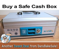 Buy a Safe Aluminum Cash Box Model B398 with Lockable Cash Drawer and 2 Keys