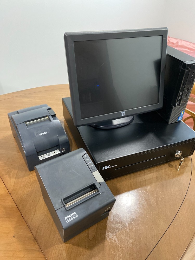 15&Prime; All In One POS System Pizza Restaurant Point Of Sale Dell i5 ELO Touchscreen