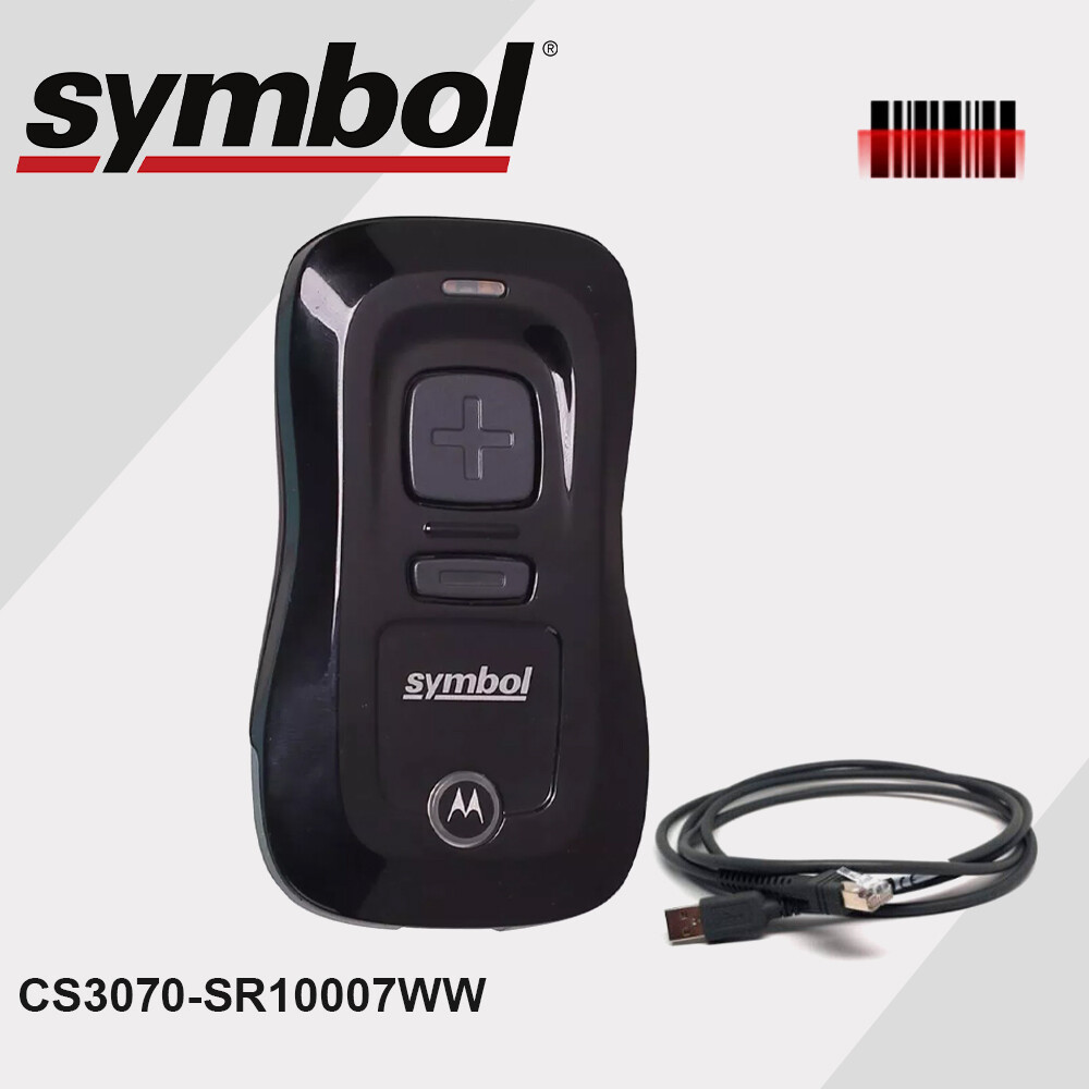 Motorola Symbol CS3070-SR10007WW Handheld Wireless 1D Barcode Scanner USB Cable
