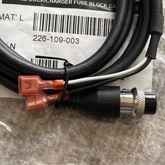 Intermec Dock Charger Fuse Block Cable 226-109-003 & Ram 202-225B-2U Backing