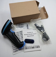 WoneNice 2.4GHz USB Wireless UPC Barcode Scanner 1D Handheld for Read Inventory