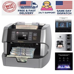 Bank Grade Money Counter Machine Mixed Denomination,Value Counting,Mulit Curr…