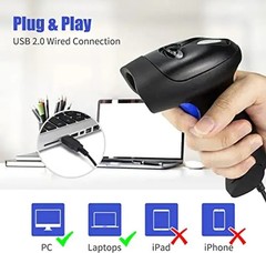 NETUM L8 Wireless 2D Barcode Scanner and L5 Wired 1D/2D QR Bar Code Reader…
