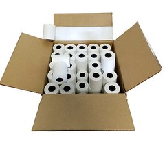 (100 Rolls) 2 1/4 x 85&prime; First Data FD130 FD50 FD55 FD100Ti Thermal Paper