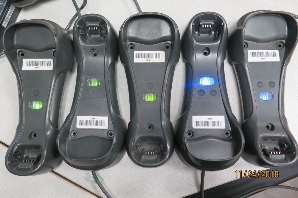 Lot of 5 Motorola Symbol Barcode Scanner STB3578 Cradle for LS3578 DS3578 USB