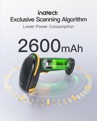 Inateck 2D Barcode Scanner, Wireless QR Code Scanner, Handheld Scanner APP SDK