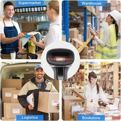 USB Wired 2D Barcode Reader Handheld CCD 1D QR Bar Code Reader Screen Scanner