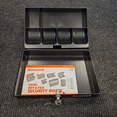 Honeywell Low Profile Cash Box 6 Compartments NIB