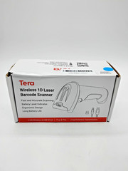 Tera 1D Wireless Barcode Scanner 2-in-1 USB 2.0 POS Compatible Reader