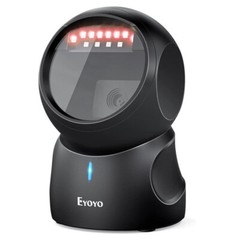 Eyoyo 1D QR Code 2D Barcode Scanner Hands-Free Omnidirectional Automatic Sensing