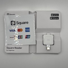 {I8} Square Reader for Magstripe (USB-C) Mobile Credit Card Readers + Sticker