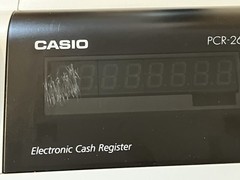 Casio PCR-262 Electronic Cash Register Working READ