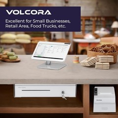 Cash Register Drawer With Under Counter Mounting Bracket – 16&Prime; White Drawer For