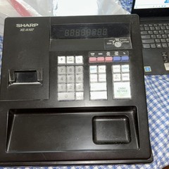 Sharp XE-A107 Cash Register with AC Power and Master Key