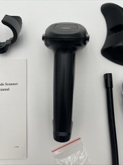Inateck USB Barcode Scanner with Stand 1D Barcode Scanner