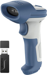 Bluetooth Barcode Scanner, 2D Wireless Barcode Scanner, Bluetooth 5.0 and 2.4Ghz