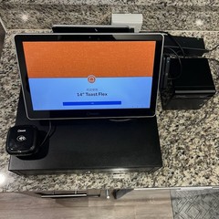 Toast Flex 14&Prime; POS Terminal & Receipt Printer Bundle w/ Attached Card Reader