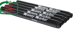 Money Marker (5 Counterfeit Pens) – Counterfeit Bill Detector Pen with Upgraded.