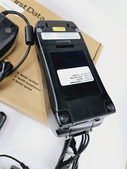 First Data FD130 DUO Credit Card Machine With FD35 EMV NFC PINpad EUC Tested