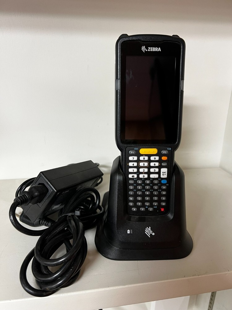 Zebra MC330M barcode scanner, MC330M-GJ4HA2US (new in box) with cradle kit