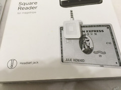 (2) NEW Square Credit Card Reader for Magstripe w/Headset Jack for Apple Android