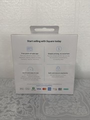 New Square Card Reader for Contactless and Chip 2nd Generation White Sealed!