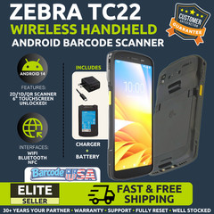 ✅Zebra TC22 Wireless Inventory Handheld, Android 14, 2D/1D/QR Barcode Reader!🔥⭐