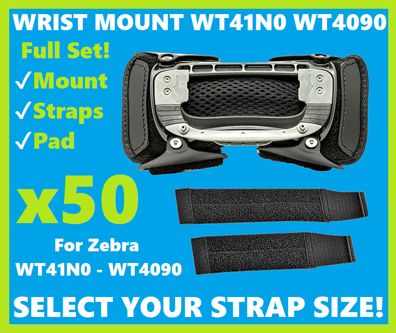 50 Pack! NEW Wrist Mount for Zebra WT41N0 WT4090 Wearable Scanners, Full Set!🔥⭐