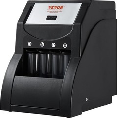 Automatic Coin Sorter & Wrapper – Sorts 1￠-25￠ Coins at 230/min, 200 Capacity