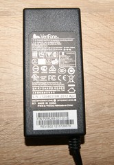 New Genuine Verifone Au-79A0n AC/DC 100-240 Dual Power Adapter for VX Terminal