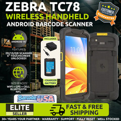 ✅Zebra TC78 Wireless Rugged Handheld Android 14, 2D/1D/QR Barcode Scanner 5G!🔥⭐