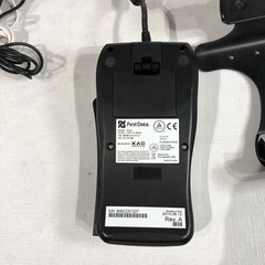 First Data FD130 Credit Card Machine And Auxiliary Pin Pad FD35 Used.