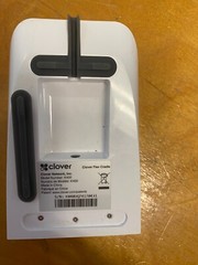 CLOVER flex cradle k400 w/ charging cradle base as is