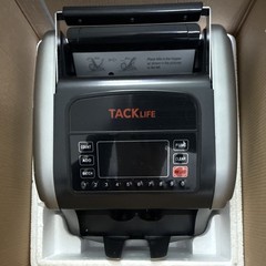 TACKLIFE MMC01 Bill Counter Machine Electric Wired Adjustable Tray Plastic
