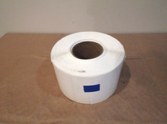 Roll of 2500 TTR TRANSFER LABELS 4.000&Prime; X 2.000&Prime; 13675 White Blank 3&Prime; Core