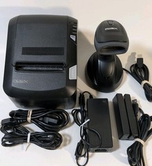 POSX EVO Green Thermal Receipt Printer Scanner POS Bundle Tested Working USB