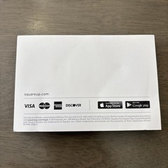 Credit Card Reader Chip Machine for Apple Or Android Phones Square® OPEN BOX