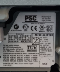 PSC VS1200 Presentation Scanner / BAR CODE READER (R3S7.4B2)
