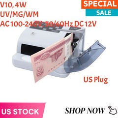 Portable Money Bill Counter Counting Machine with UV/MG/WM Counterfeit Detection
