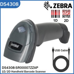 Zebra DS4308-SR00007ZZAP Barcode Scanner Handheld USB Wired 2D 1D Scanner Reader