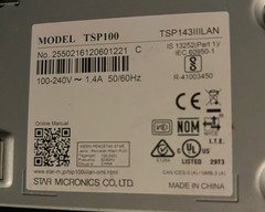 Star Micronics Future Print TSP100III Thermal Receipt POS Printer TSP143IIILAN