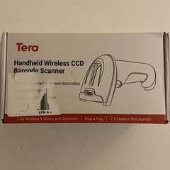 Tera T5100C CCD 1D Wireless Barcode Scanner w/ Battery Level Indicator